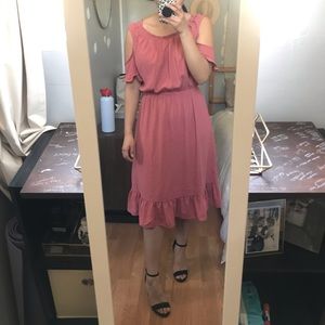 SOLD Lauren Conrad Open shoulder dress